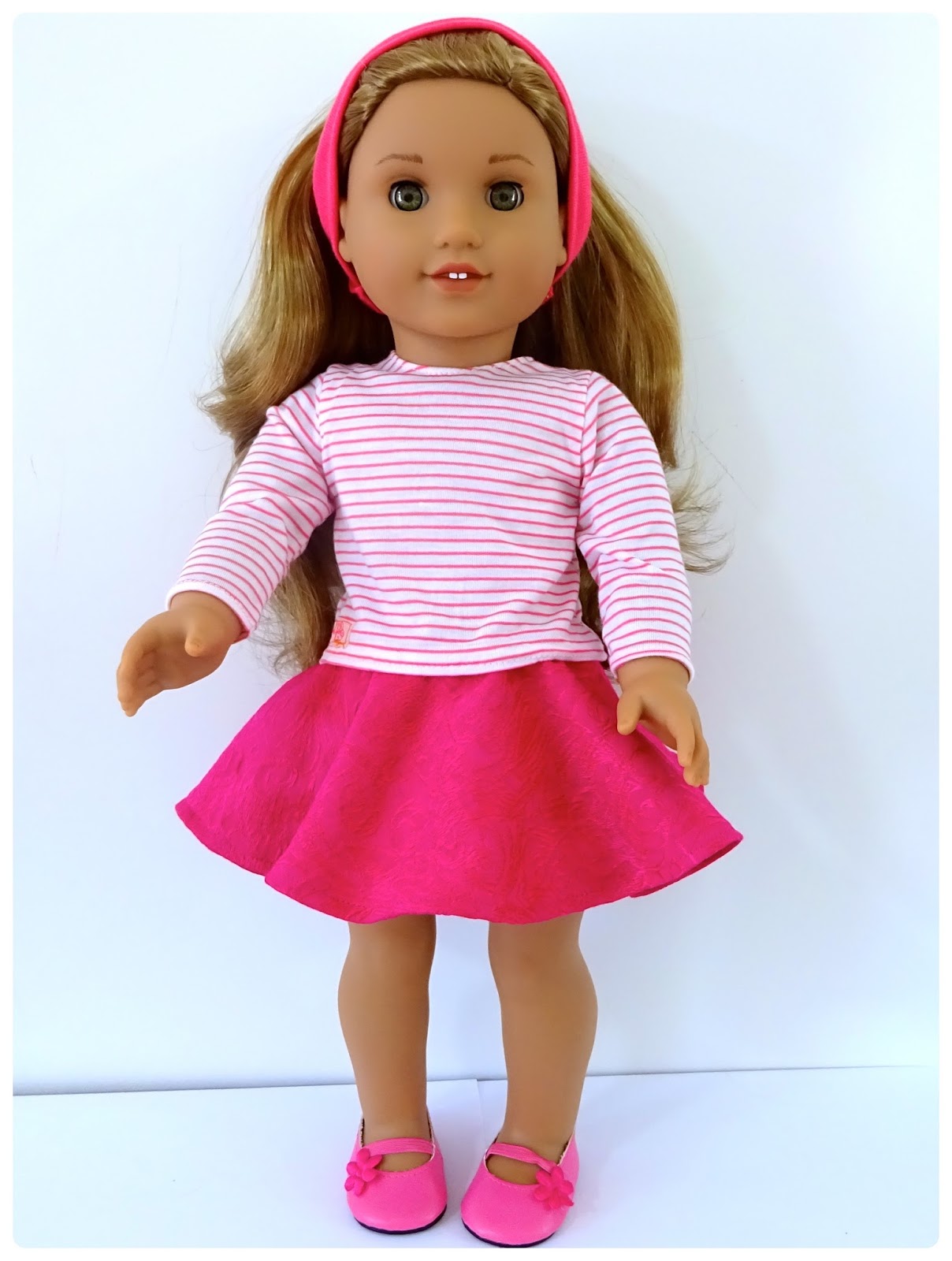 Doll Clothes Patterns by Valspierssews Skater Skirt Doll Clothes