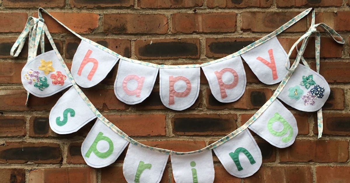 the sweetest bunting tutorial / CHARM ABOUT YOU