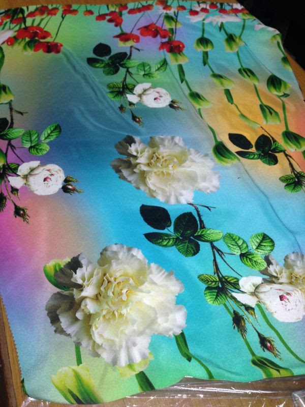 Digital printed fabrics