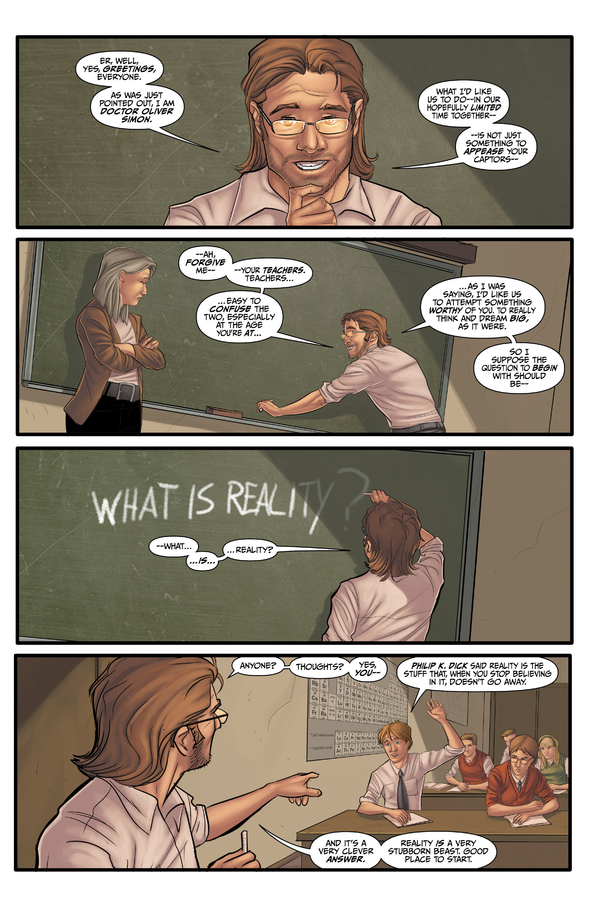 Read online Morning Glories comic -  Issue #40 - 9