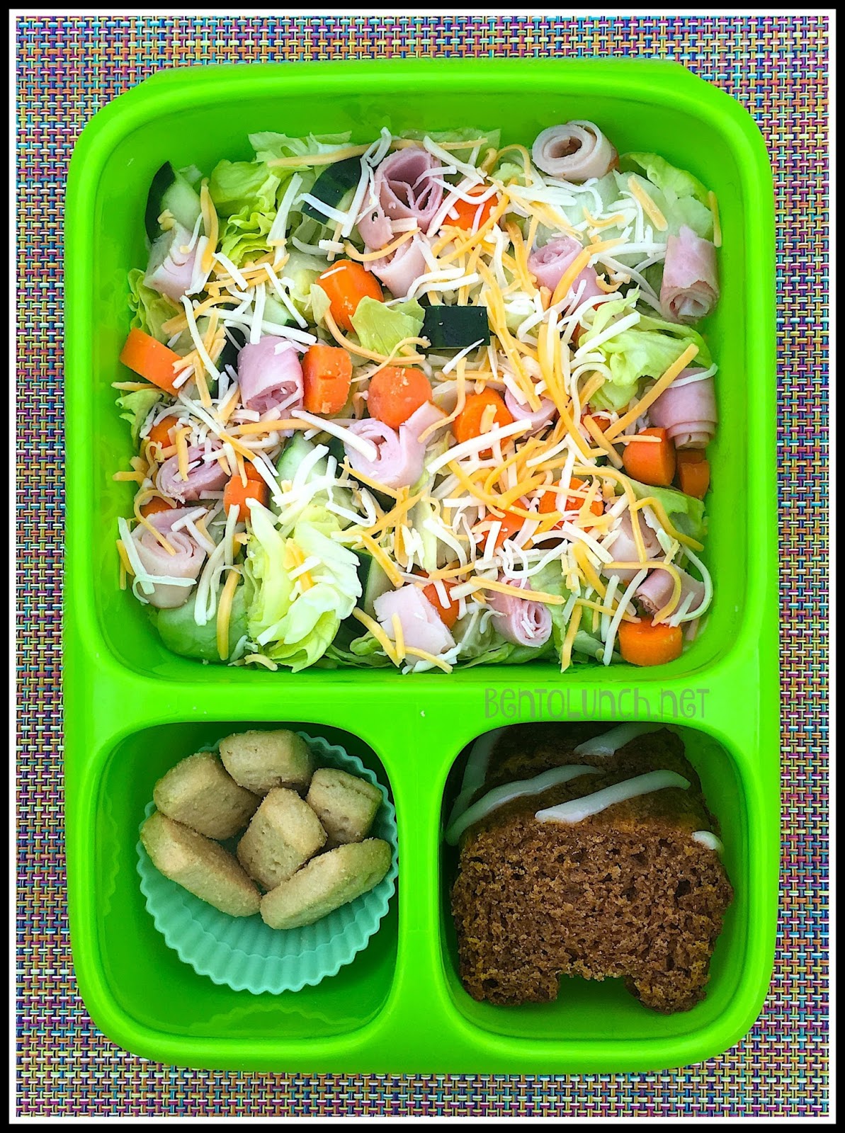 A High School Salad Bento Lunch