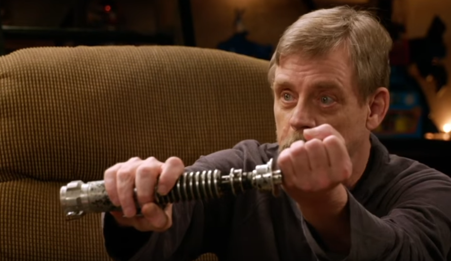 mark hamill lightsaber