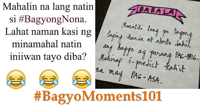 Netizens flood Twitter with their #BagyoMoments101