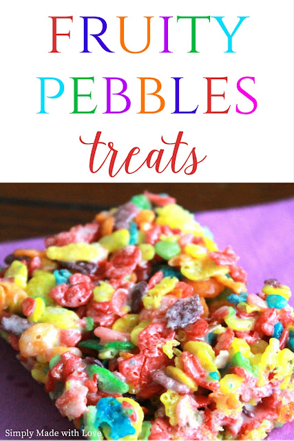 simply made with love: Fruity Pebbles Treats