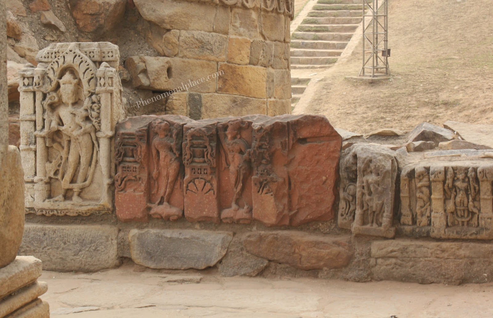 Image result for qutub minar hindu temple