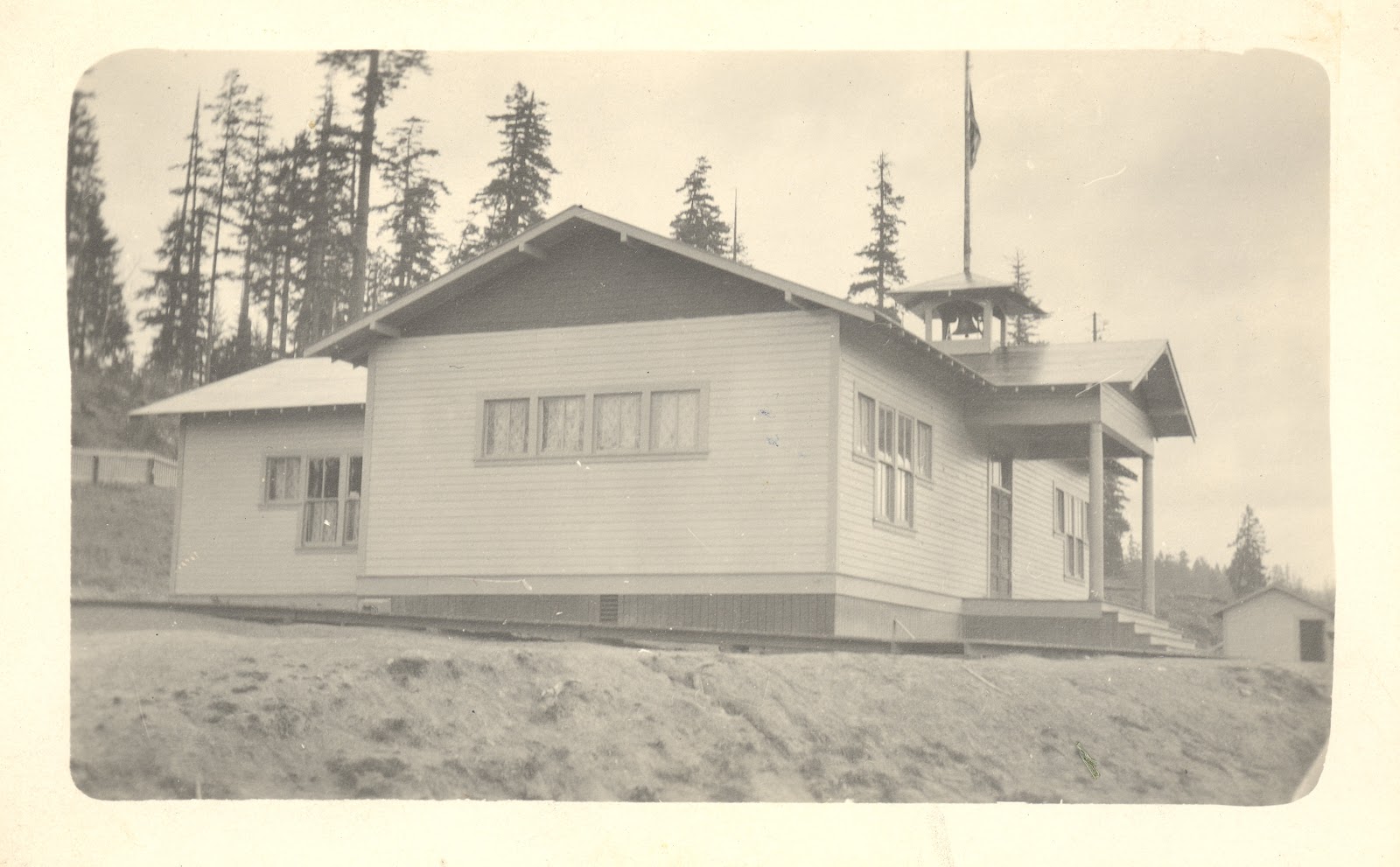 Old photos of architecture Ione School House