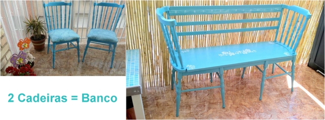 banquinho de cadeiras banquinho de duas cadeiras