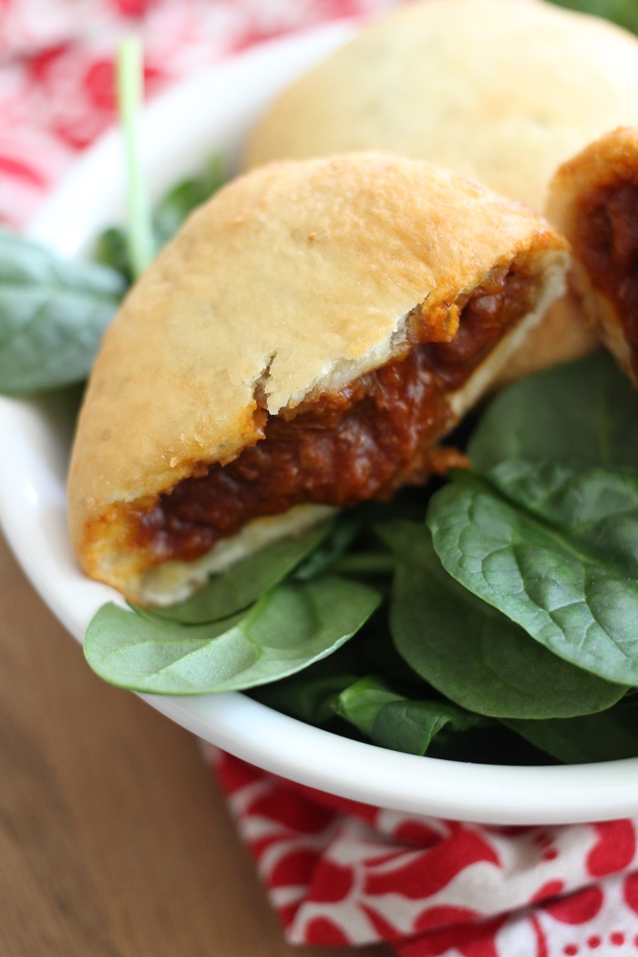 Mama Loves Food! Pulled Porkless BBQ Pockets