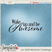 WA : Jan.2020 Challenge freebie by Jumpstart Designs