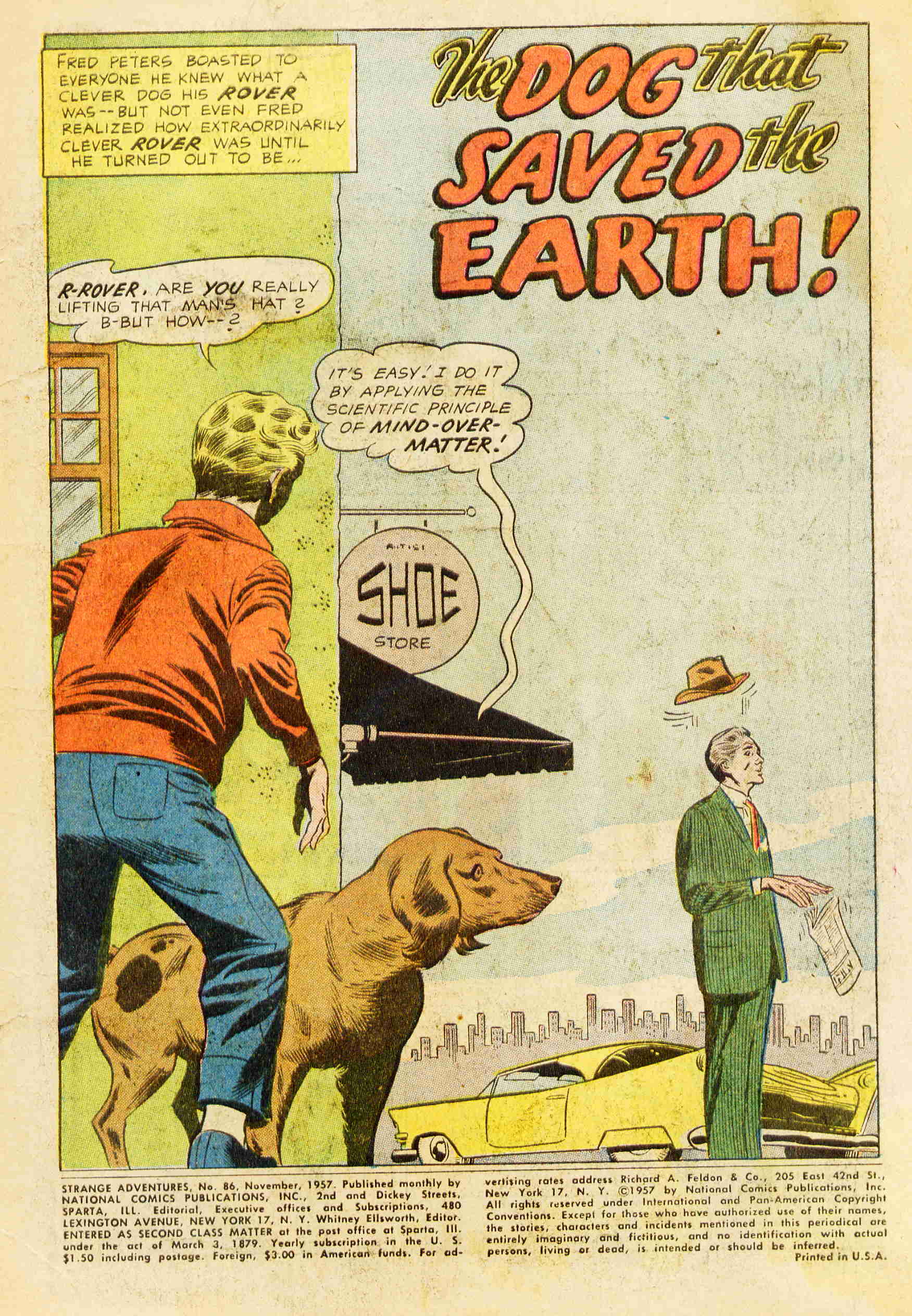 Read online Strange Adventures (1950) comic -  Issue #86 - 2