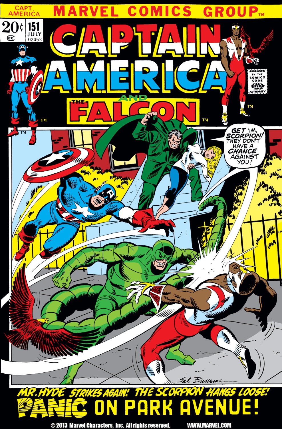 Read online Captain America (1968) comic -  Issue #151 - 1