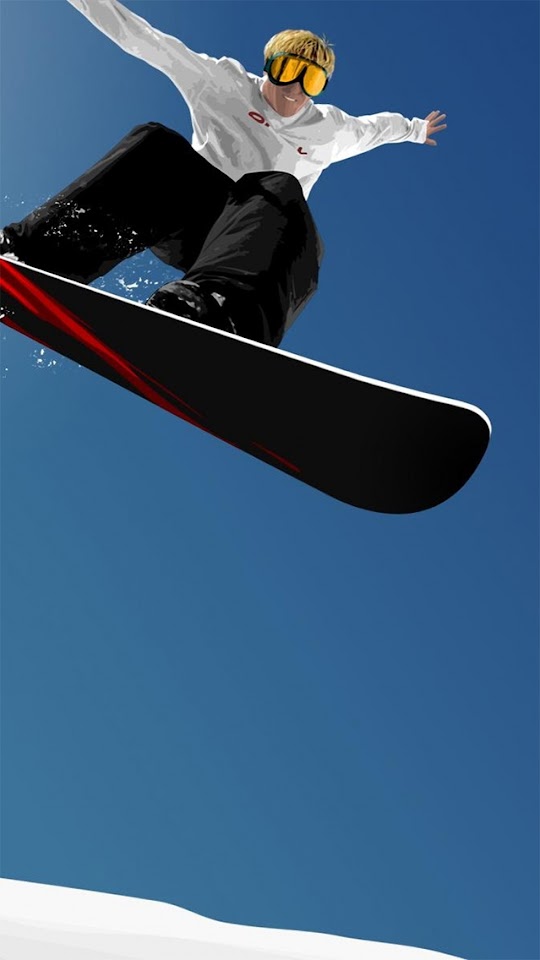 Snowboarder  Galaxy Note HD Wallpaper