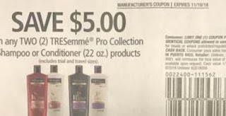 Tresemme Coupon