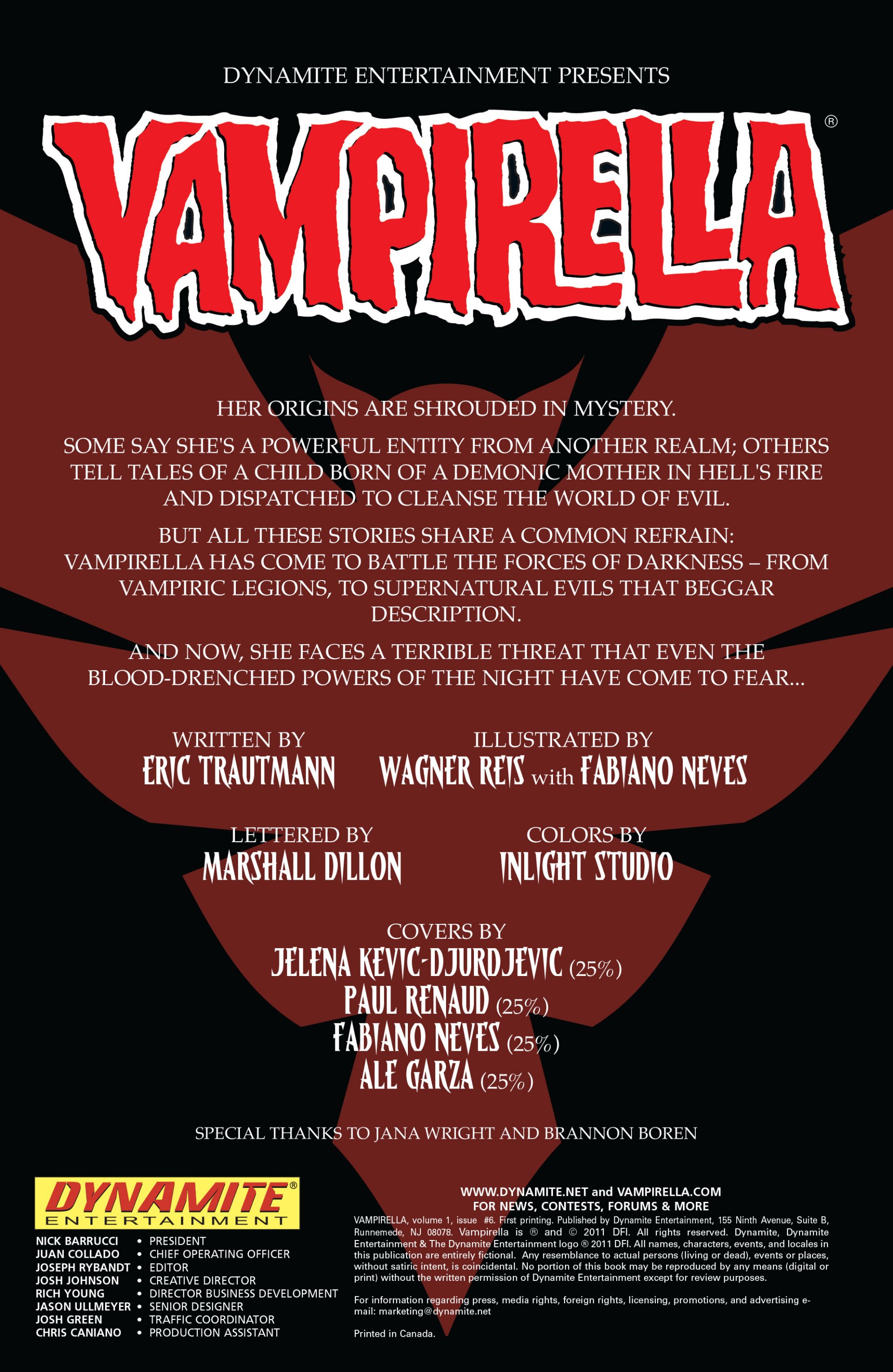 Read online Vampirella (2010) comic -  Issue #6 - 2