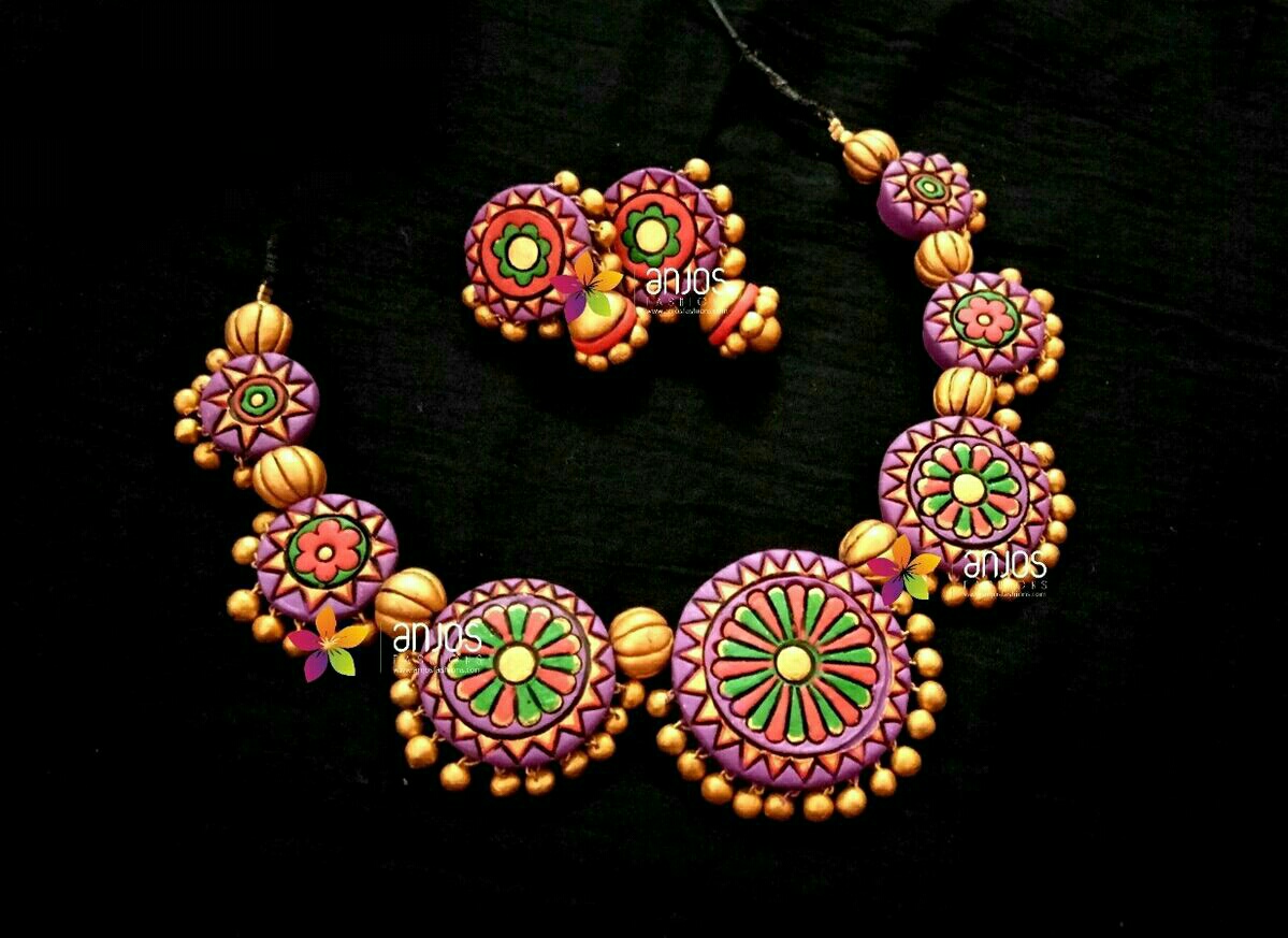Terracotta jewellery designs