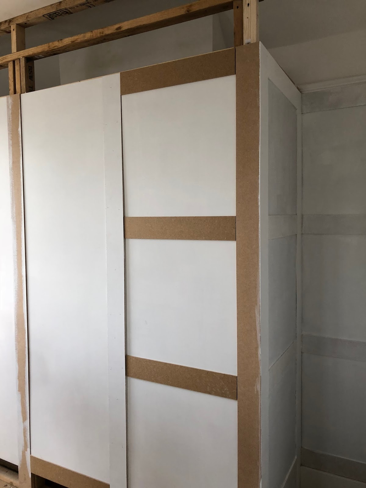 Interiors // Bedroom Renovations; Creating a Panelled Wall & Building ...