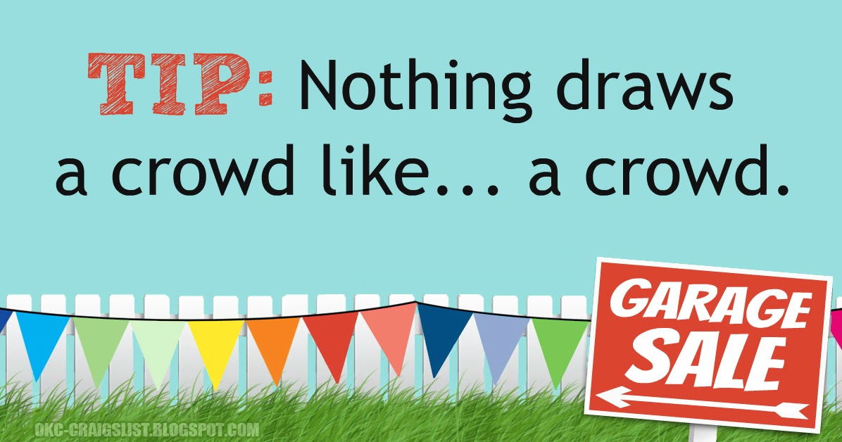 GARAGE SALE TIPS *This* is how you draw a crowd in 2023 Craigslist