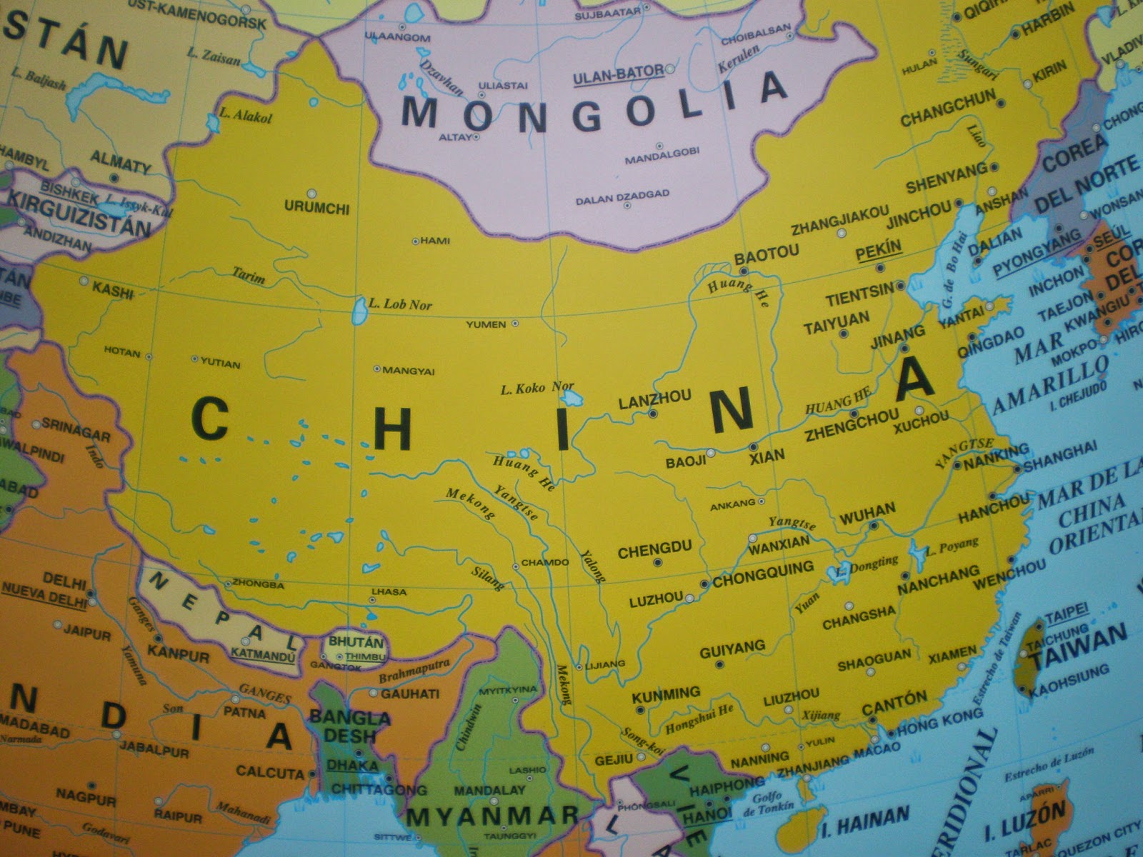 Donde Esta China En El Mapa