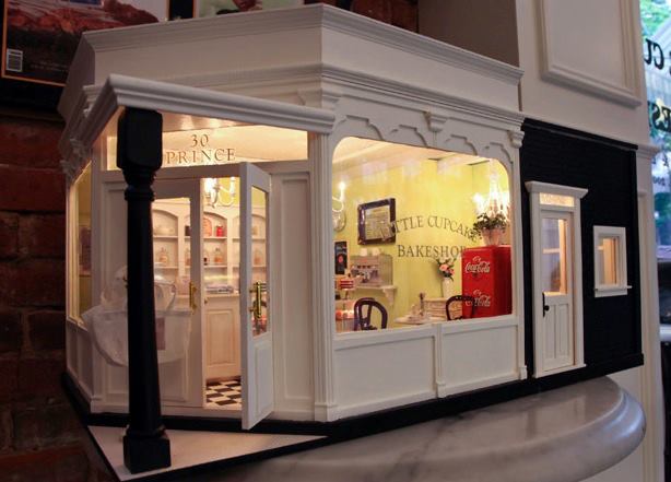 The miniature little cupcake bakeshop in New York