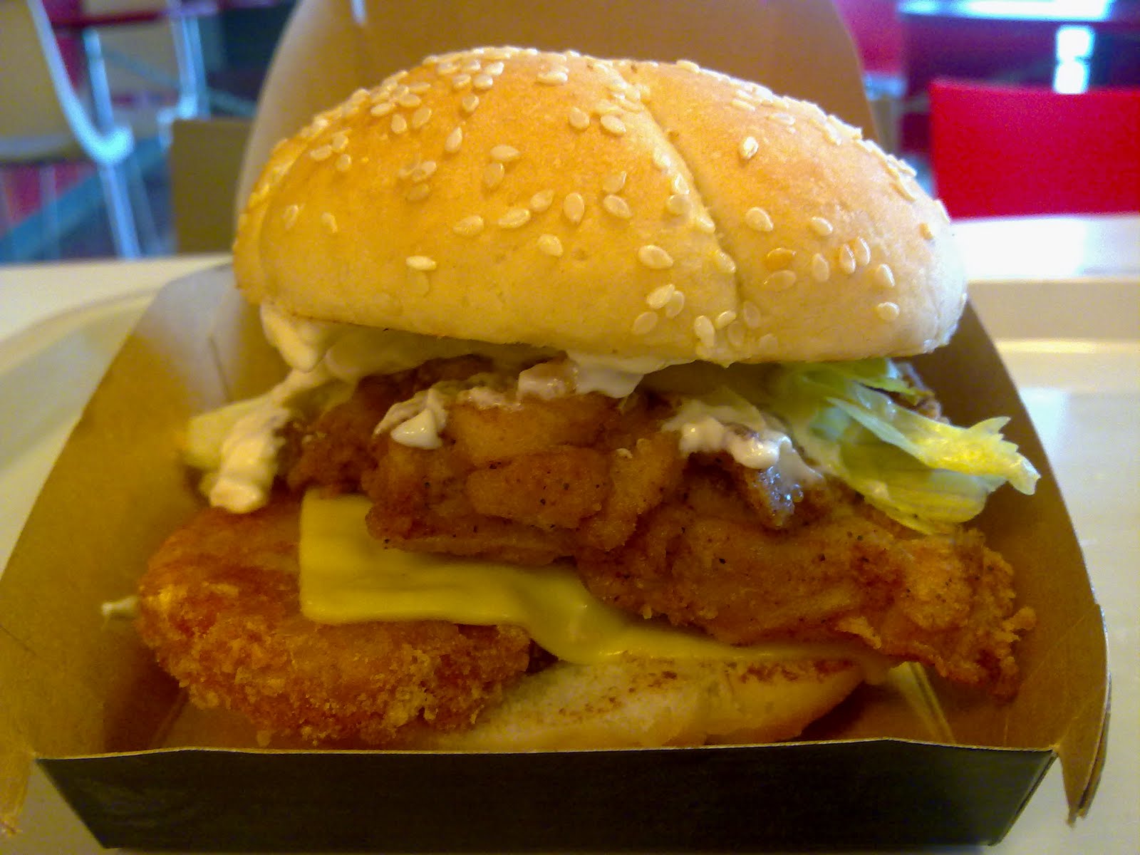 bunay's little corner KFC’s Tower Burger