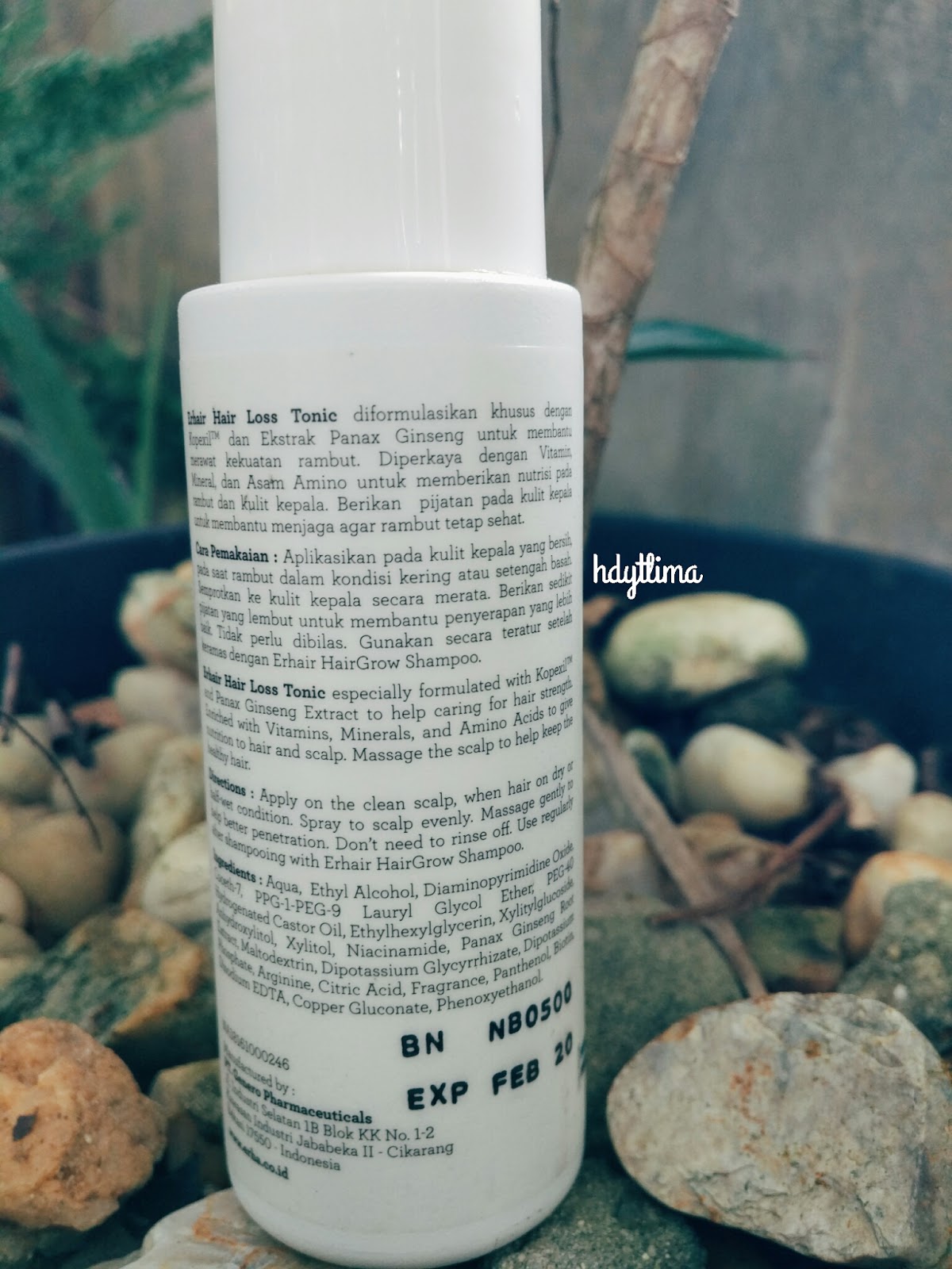 Review Hair Loss Treatment With Erhair Hair Loss Tonic Marlina Hidayati