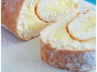 Creamy Lemon Angel Cake Roll