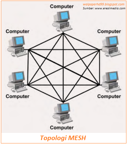 Macam Macam Topologi Jaringan Topologi Bus Ring Star Hierarchial Mesh