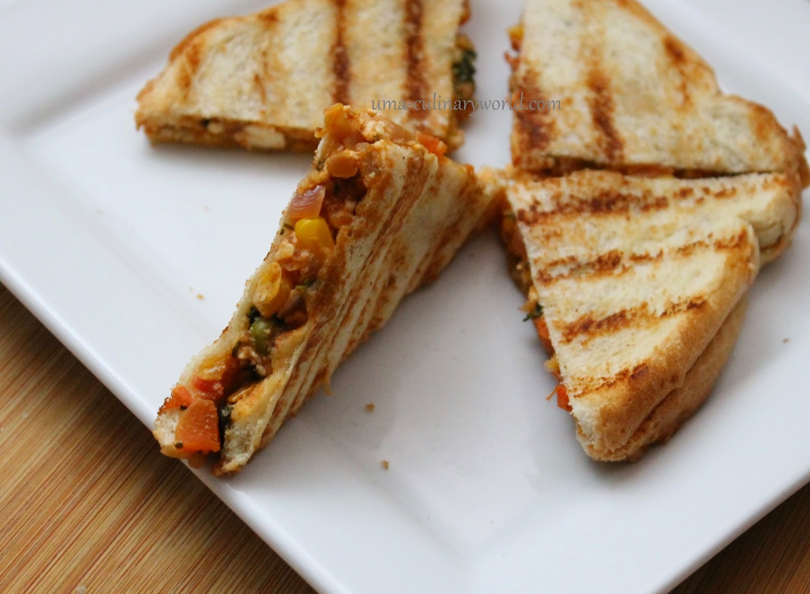 Veggie Paneer Sandwich