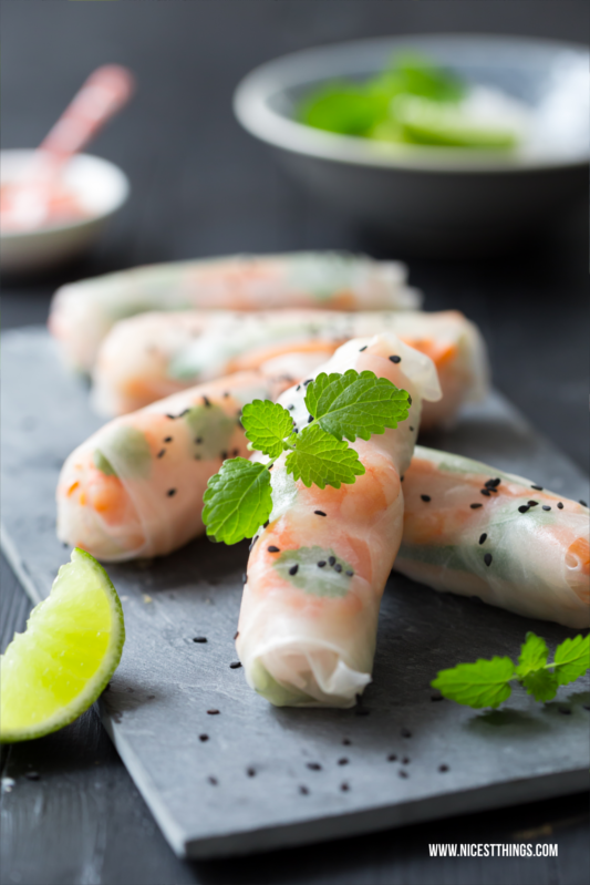 Summer Rolls Food Styling