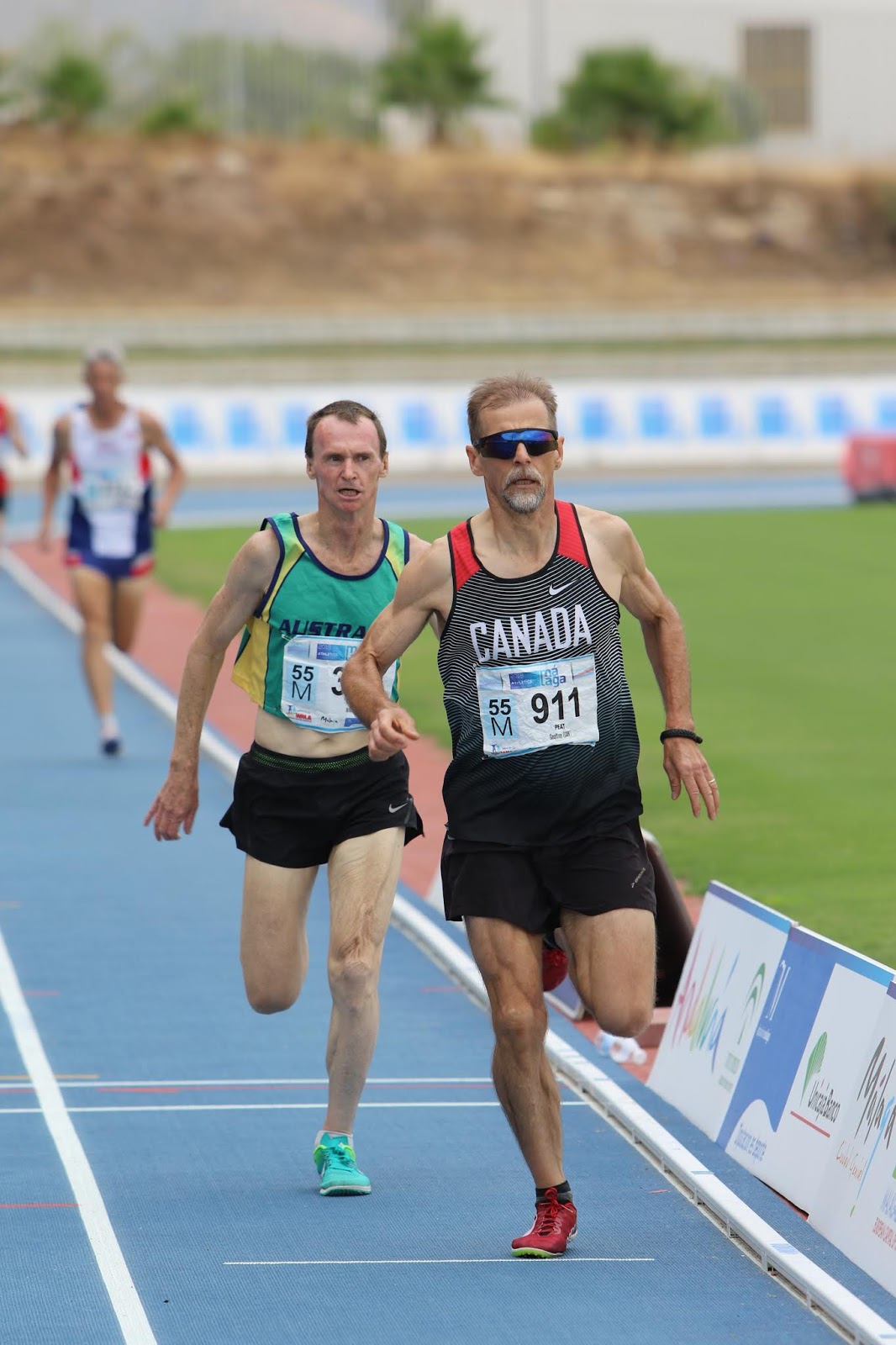 World Masters Athletics Championships 2018 1500m M5559 ; Steve 3 x 1500m