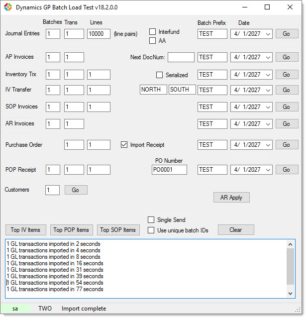 Steve Endow The Blog How long does it take to import a Dynamics GP