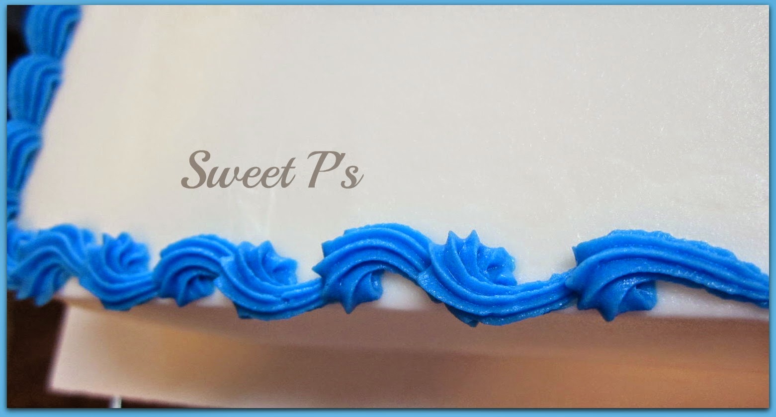 Simple Buttercream Borders Sweet P's Cake Decorating & Baking Blog
