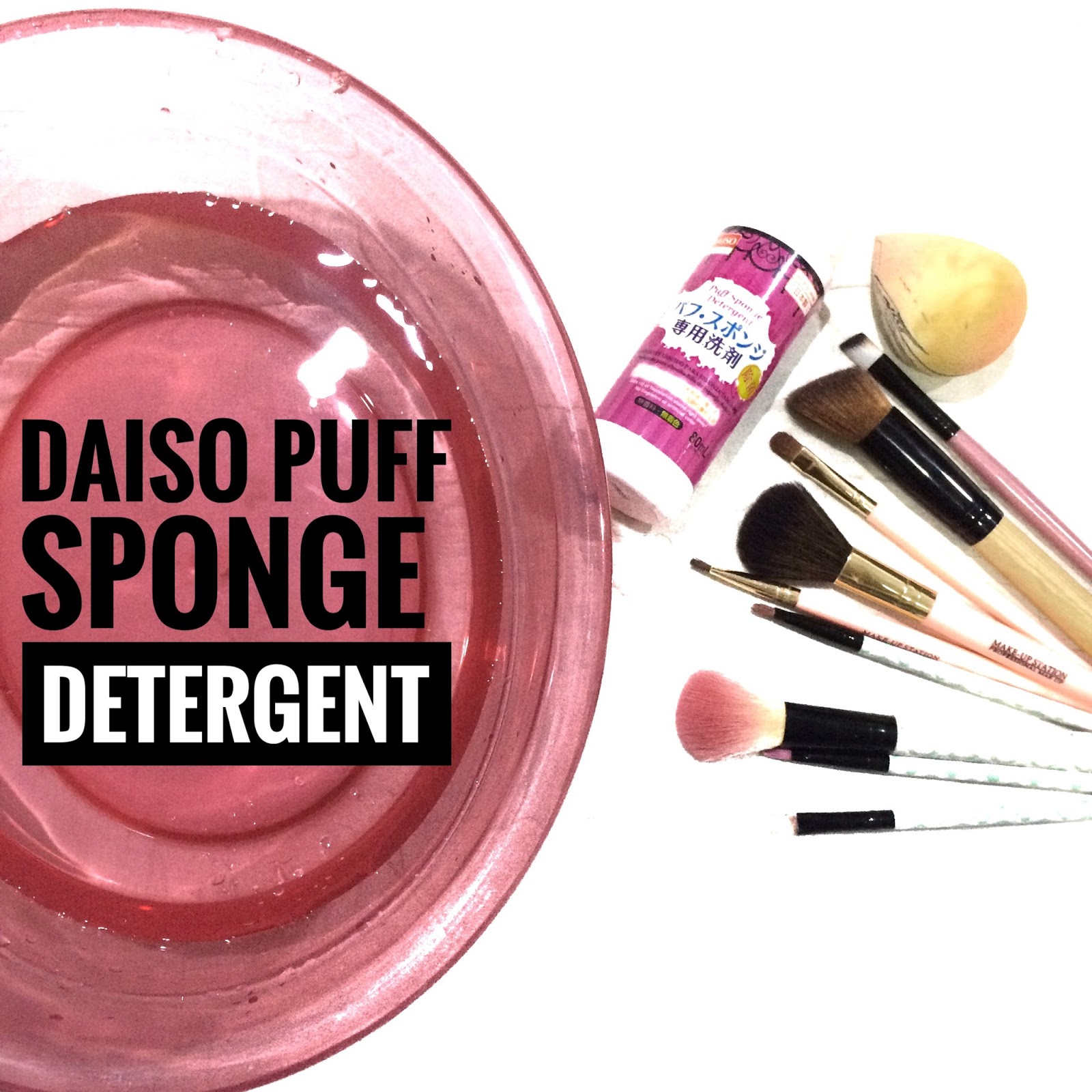 Daiso Puff Sponge Detergent Bagus ke? 