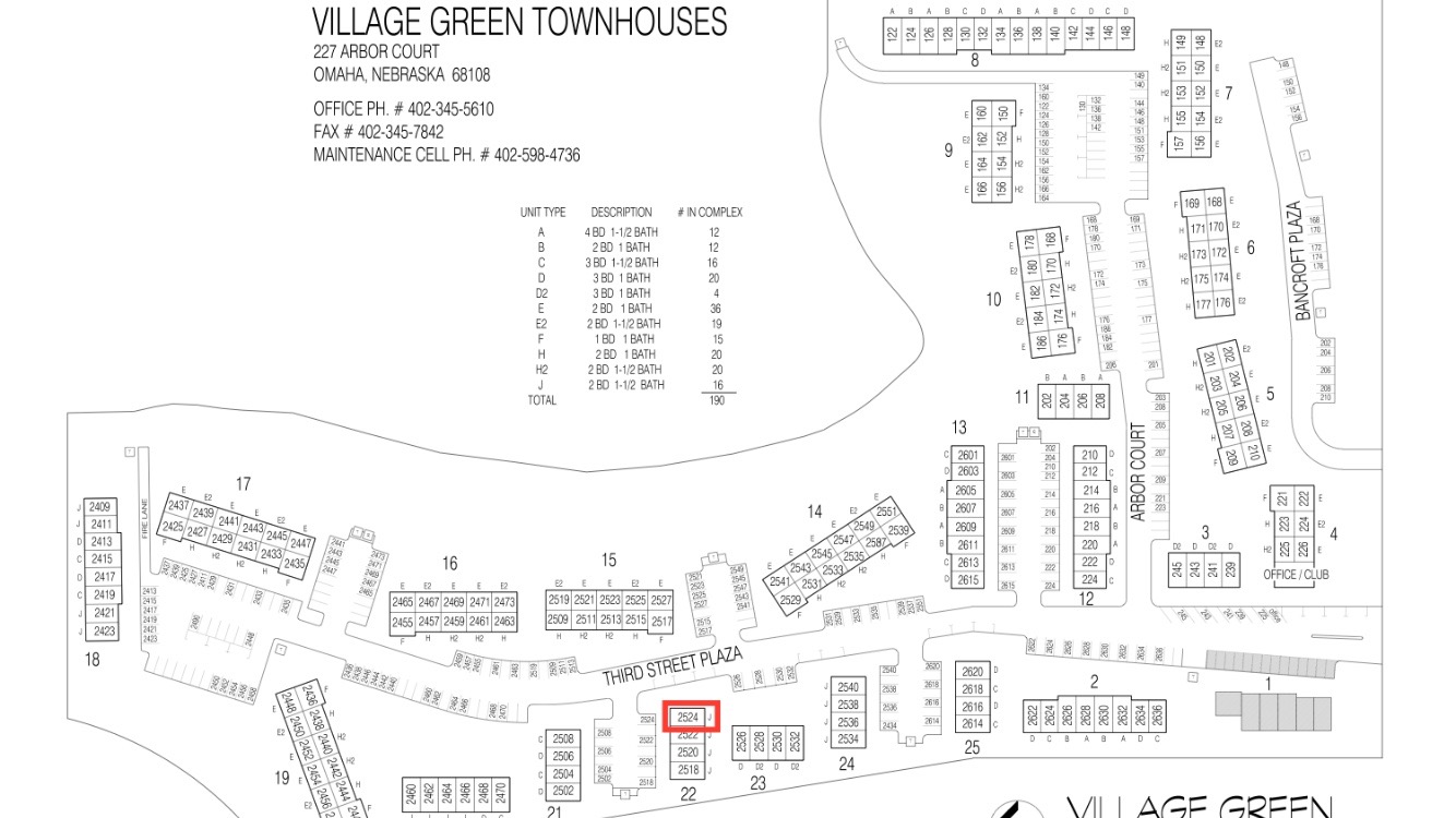 2524 S 3rd St Plaza For Sale Village Green Map