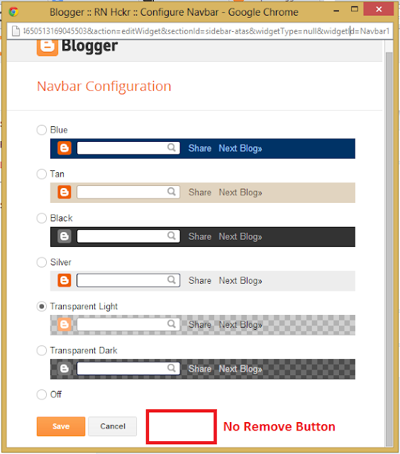How to Remove/delete a Widget from blogger template