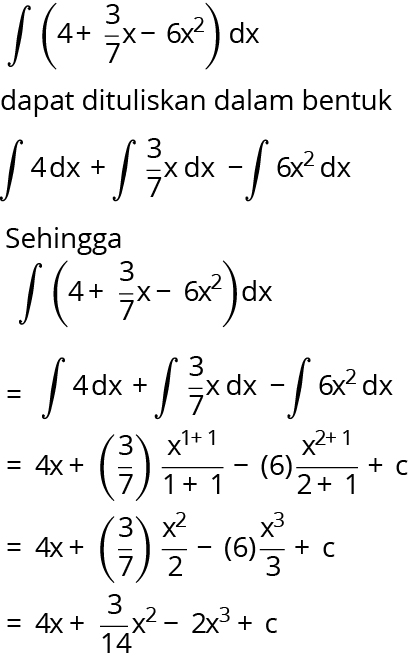 Soal matematika kelas 12 sma tentang integral
