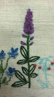 Embroidered Lupine