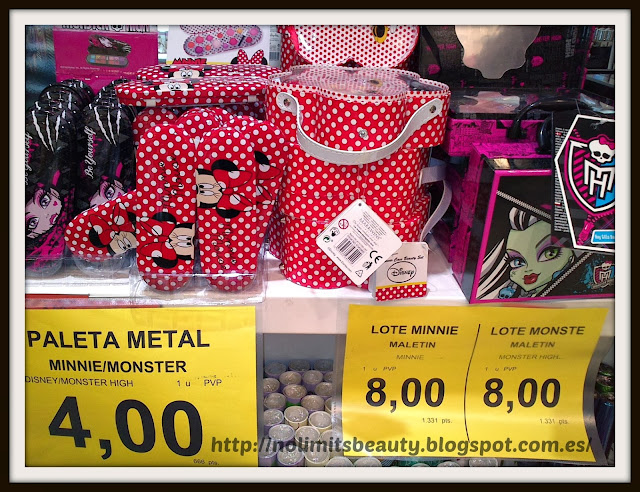 Lotes de maquillaje Minnie y Monster High