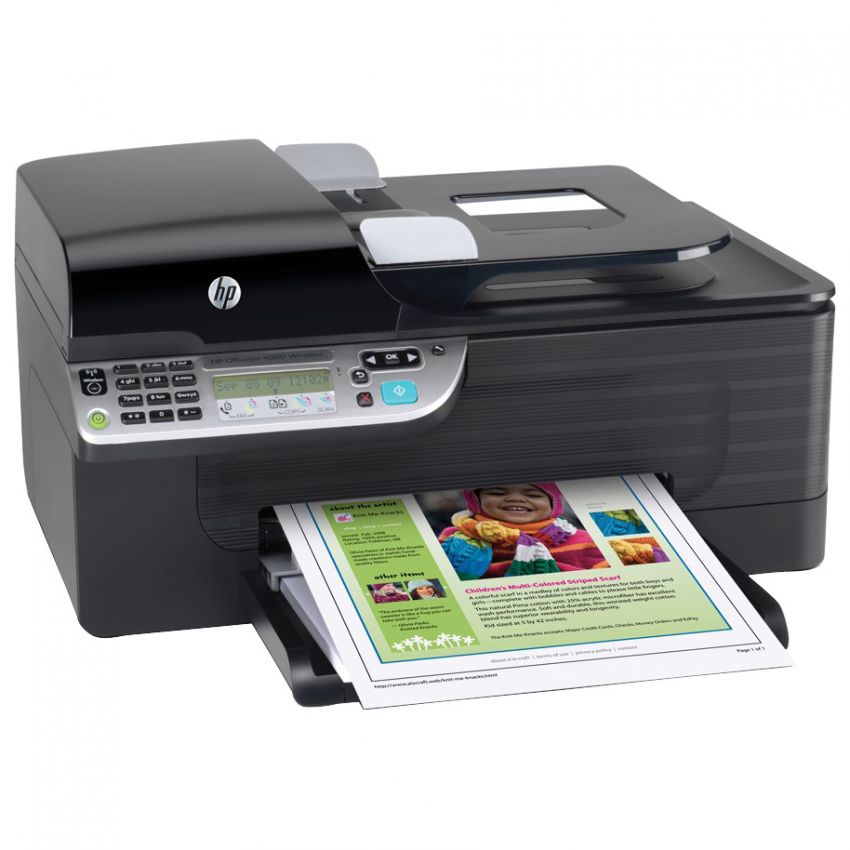 Spesifikasi Harga Printer HP Officejet 4500N Oktober 2012