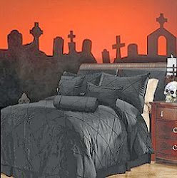 bedroom scary decor halloween really awful skyline cemetery ll create