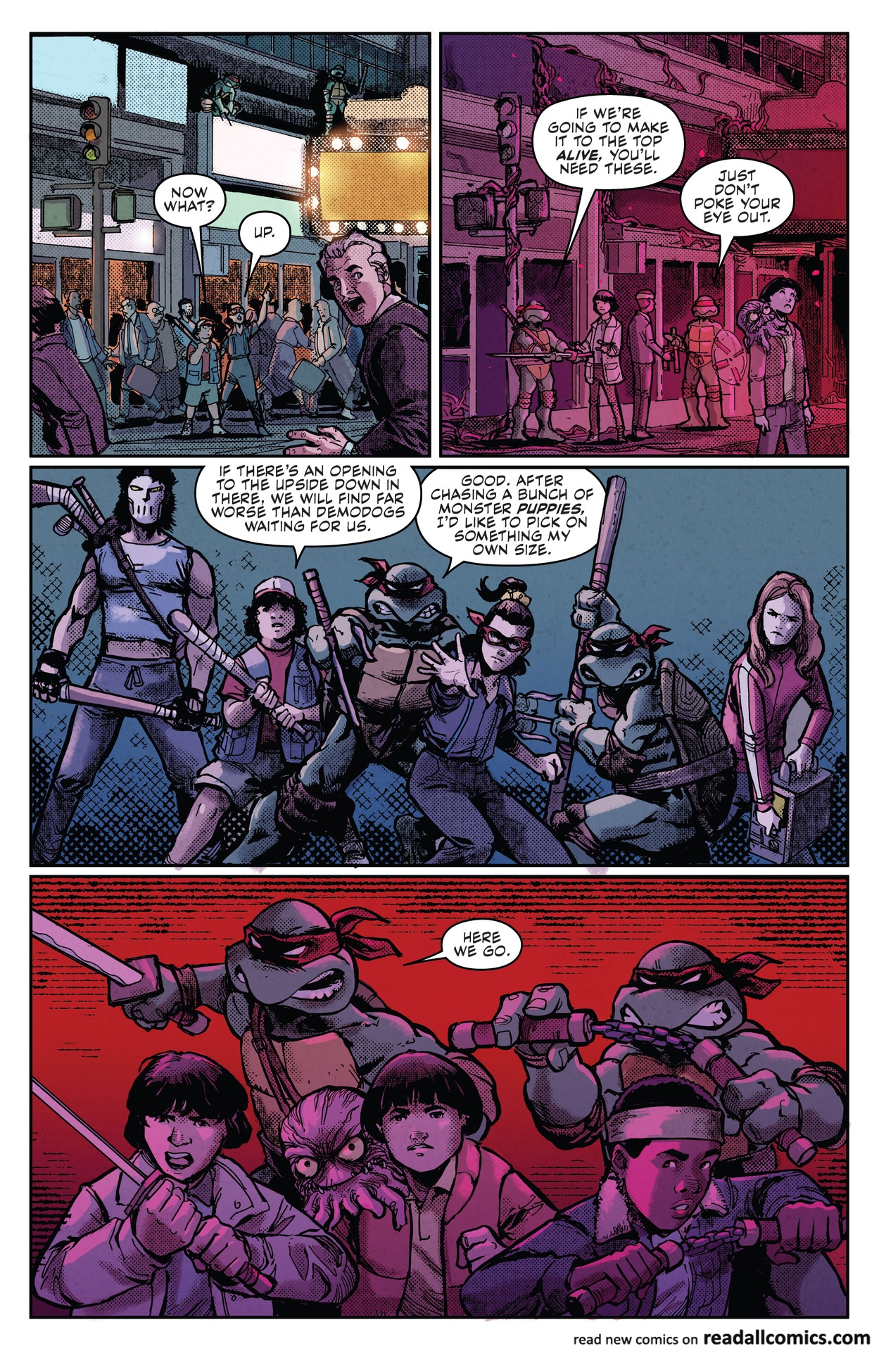 Teenage Mutant Ninja Turtles x Stranger Things chapter 4 page 13