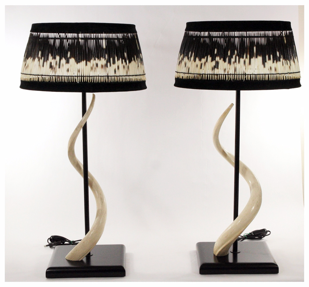 UNIQUE FLOOR, TABLE & BEDSIDE LAMPS Phases Africa African Decor