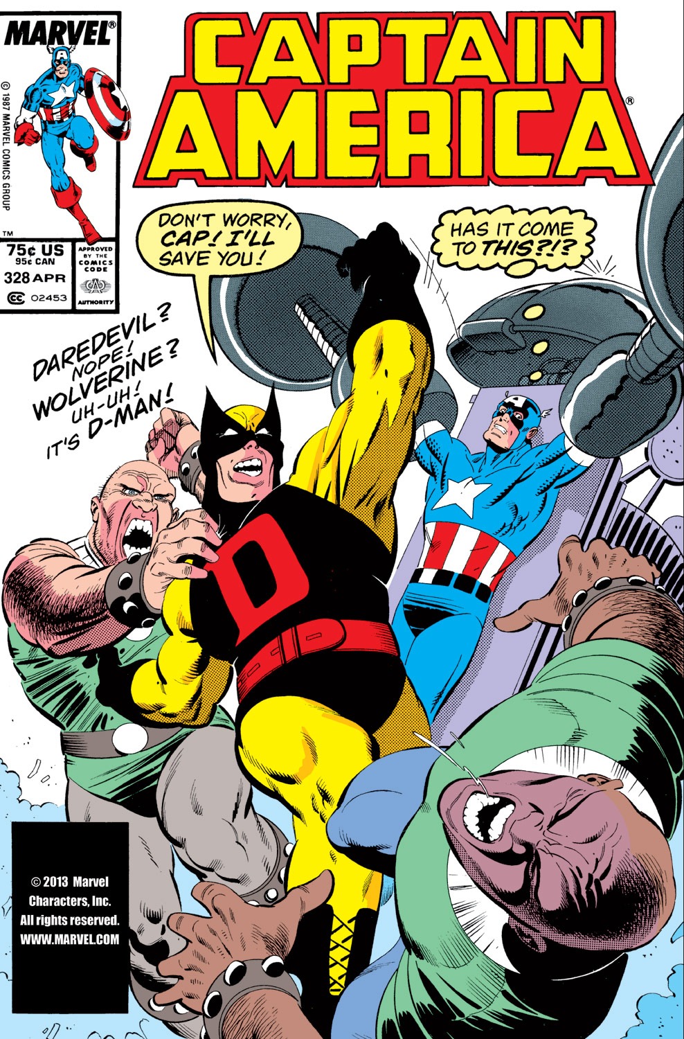 Read online Captain America (1968) comic -  Issue #328 - 1