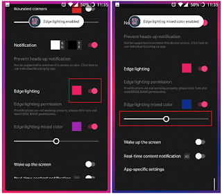 Cara Mendapatkan Fitur Edge lighting di Galaxy S8 dan S9 di ponsel Android Anda