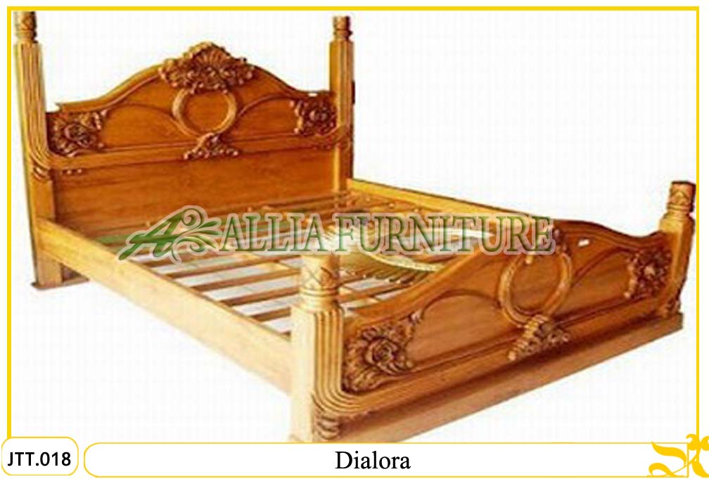 Tempat Tidur Ukiran Kayu Jati Dialora Allia Furniture Tempat Tidur Ukiran Kayu Jati Dialora Allia Furniture