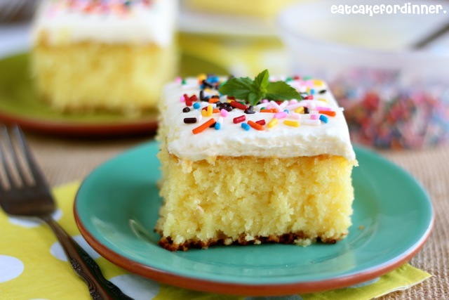 Lemon Dream Yogurt Cake with Lemon Marshmallow Buttercream