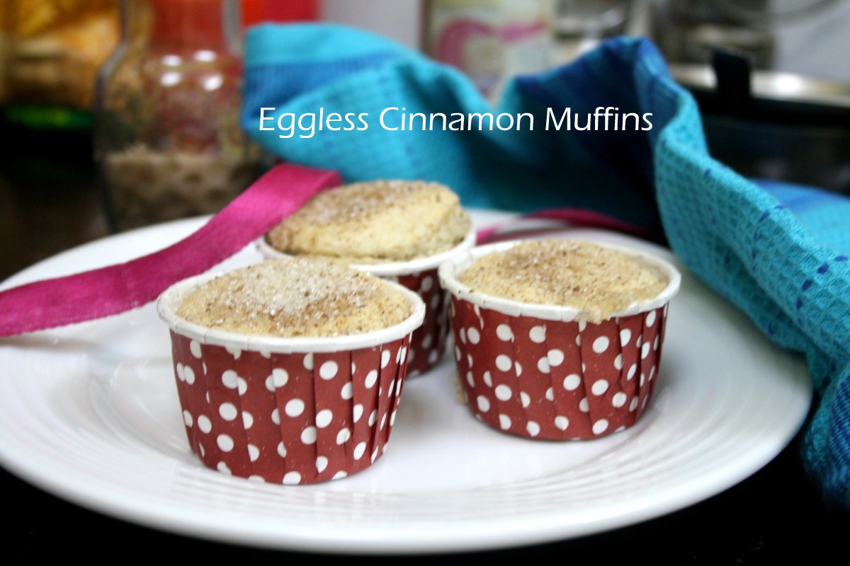 Eggless Cinnamon Muffins Easy Snacks for Kids