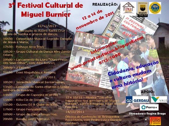 3° Festival Cultural de Miguel Burnier