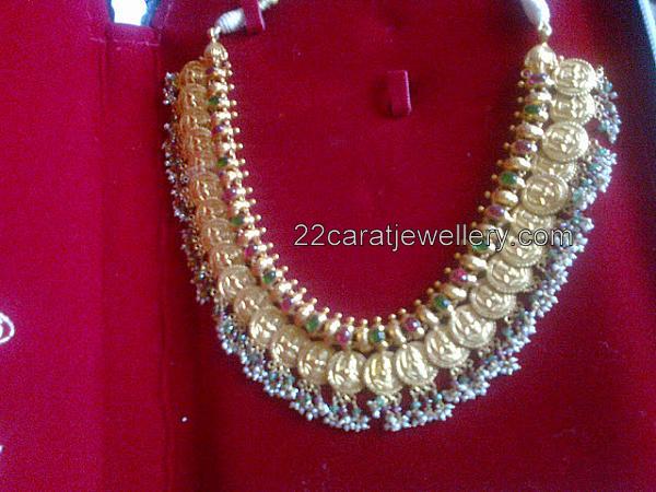 Short kasu mala gold designs Clearance