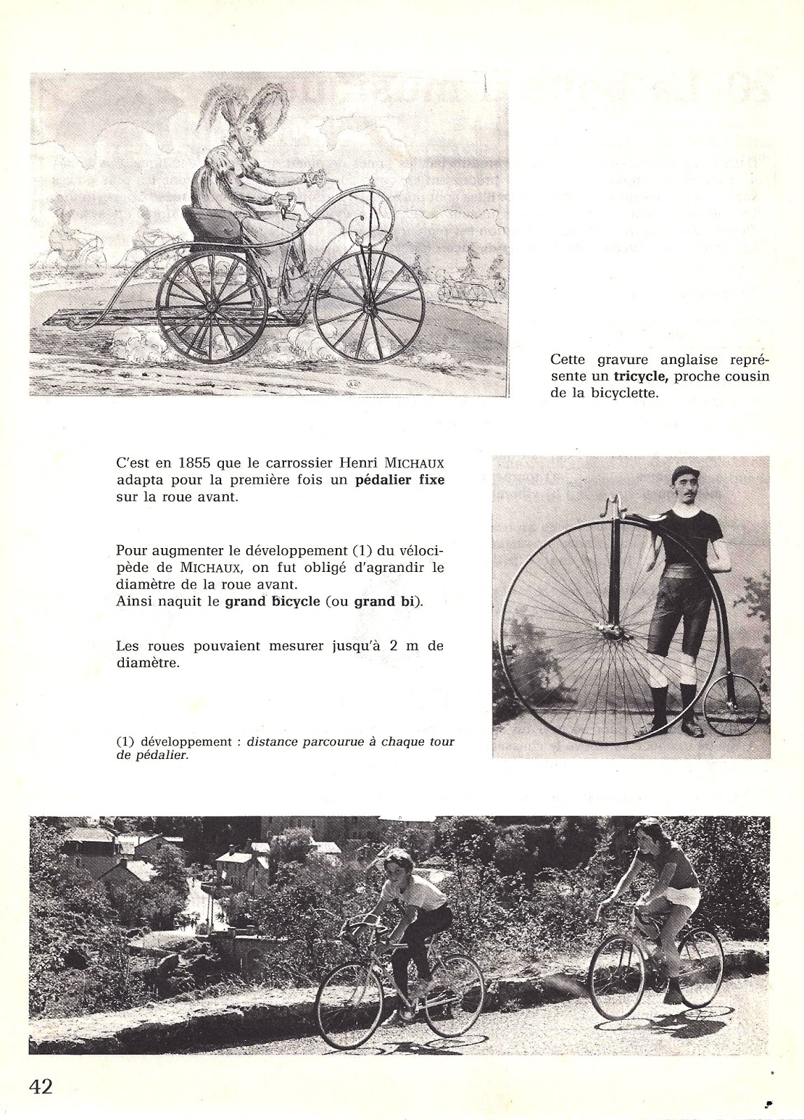 bicyclette 6 lettres